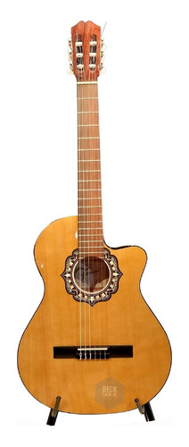 Guitarra Clásica Fonseca 39kec C/ Corte Y Eq