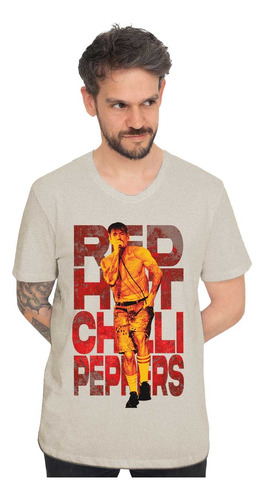 Anthony Kiedis 770 Red Hot Chilli Peppers Polera Estampada