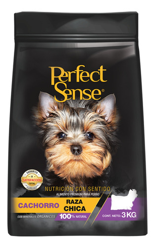 Alimento Para Perro Cachorro Raza Pequeña 3 Kg Perfect Sense