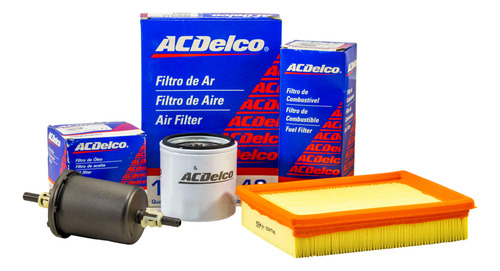 Kit Filtros Acdelco Chevrolet Prisma 2013-2020 1.4 8v(c)