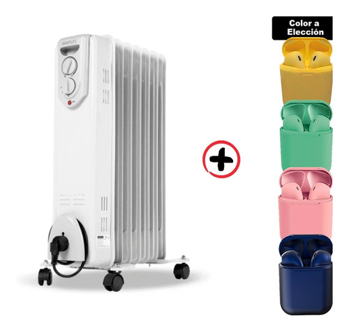 Radiador De Aceite Smartlife Sl-rhp7 1500w Gtia Oficial + Au