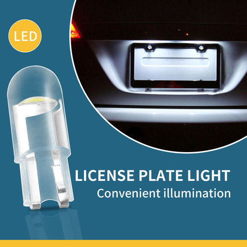 Lámpara De Techo De Lectura Led T10 W5 W Cob Para Coche, 10