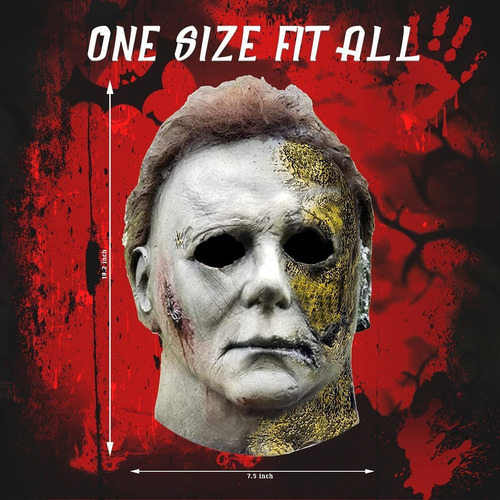 . Nueva Máscara De Micheal Myers Scary Halloween Con M