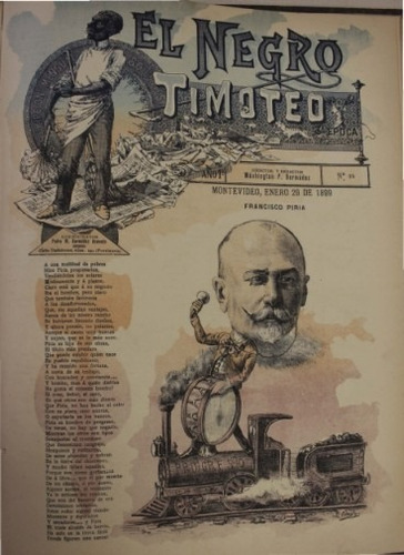 Francisco Piria En El Negro Timoteo 1899 - Lámina 45x30 Cm.