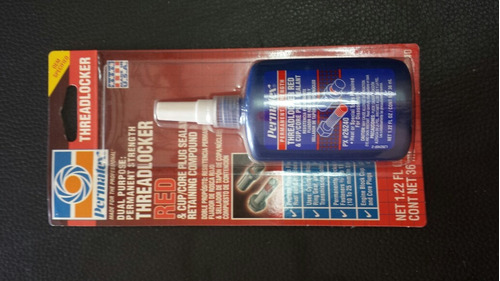 Trabador De Rosca  Azul Permatex Grande 36ml