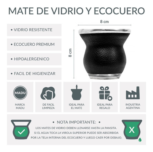 Imagen 2 de 5 de Set Completo Mate Termo Regalo Equipo Matero Premium Viaje