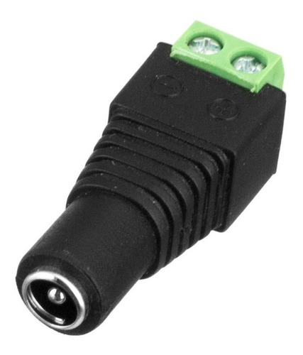 3x Conector P4 Femea Borne Para Cftv Led Não Necessita Solda