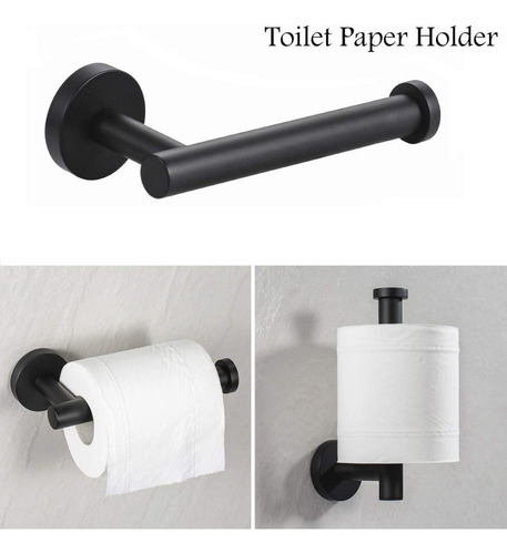 Xing Conjunto De Accesorios De Baño De 5 Piezas Negro