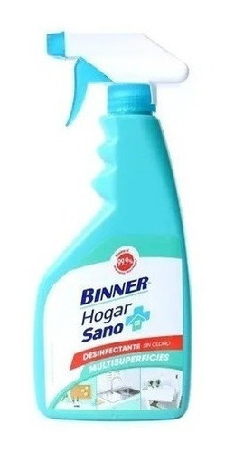 Desinfectante Multisuperficies Sin Cloro En Spray 500ml Hoga