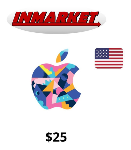 Gift Card Apple Itunes Region Estados Unidos Saldo $25