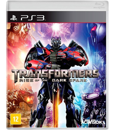 Transformers Rise Of The Dark Spark Ps3 Lacrado Mídia Física