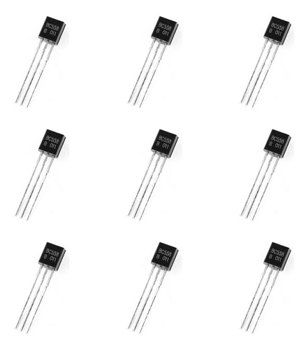 100pzs Transistor Bc558 Pnp 30v 100ma Mv Electronica