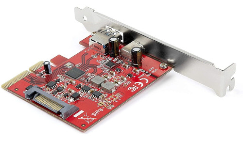 Startech.com Tarjeta Pcie Usb Y Usb-c De 2 Puertos Y 10 Gbps