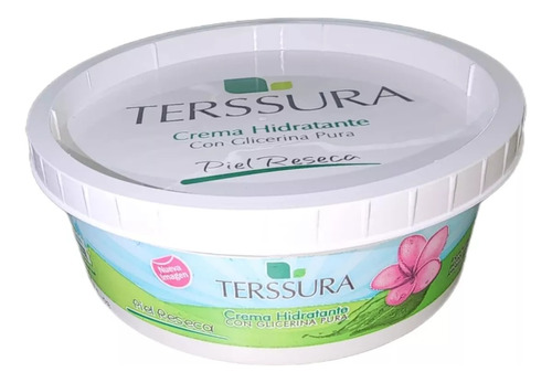 Terssura Crema Hidratante Con Glicerina Pura, 220g. 5pzas