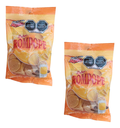 2 Pack - Gomita Acidul Rompope 100 Gr