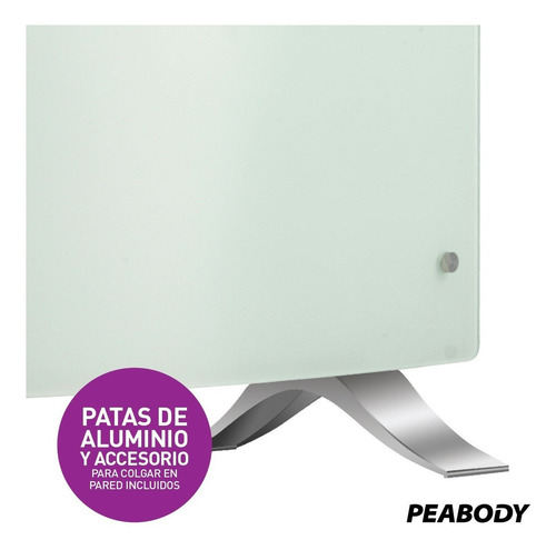 Panel calefactor eléctrico Peabody PE-VQM20 blanco 220V