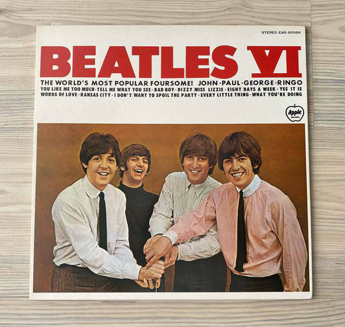 Vinilo Beatles, The - Beatles Vi (ed. Japón, 1976)