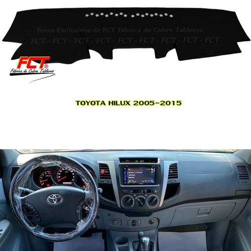 Cubre Tablero Toyota Hilux - 2006 2007 2008 2010 2014 2015 