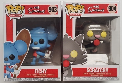 Imagen 2 de 2 de Funko Pop Itchy Scratchy 904 Tom Y Daly Simpsons Coleccion