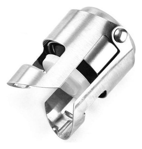 Tapa de corcho de acero inoxidable para botella de champán, prosecco y vino espumoso