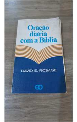 Oração Diária Com A Bíblia De David Rosage Pela Paulinas (1985) (Usado)