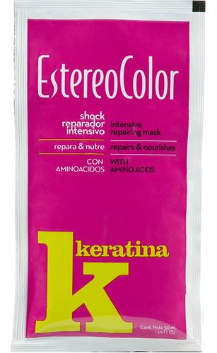 Tratamiento Capilar Esterecolor Keratina X 50 Gr