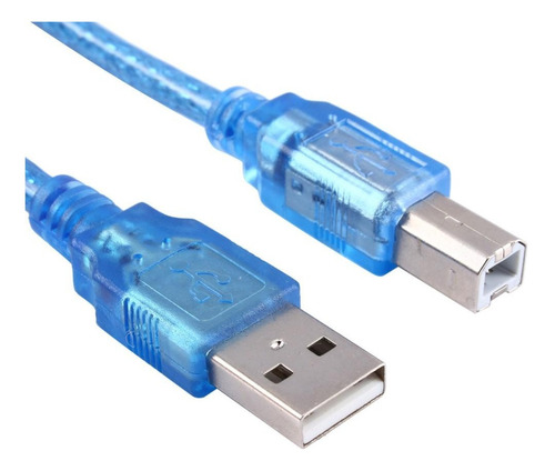 Cable Usb Compatible Con Arduin Uno Y Mega Tipo B Limex