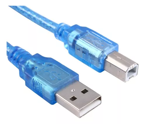 Cable usb Tipo B 2.0 para arduino UNO y MEGA