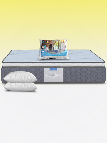 Colchón Queen Size Restonic Europa + 2 Almohadas Memory Foam