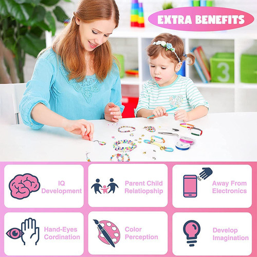 Kits Para Hacer Pulseras De Collar De Bricolaje 6000 Pcs
