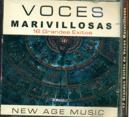 Cd. Voces Maravillosas  / 16 Grandes Éxitos / New Age Music