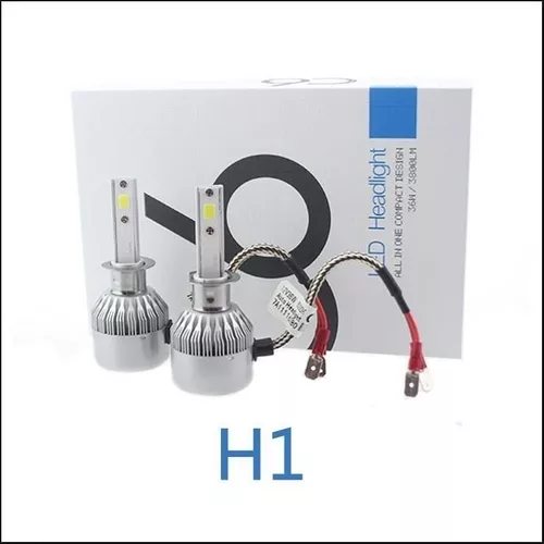 Kit Lampara Led H1 Cree Blancas 6000K – Multishop Uruguay