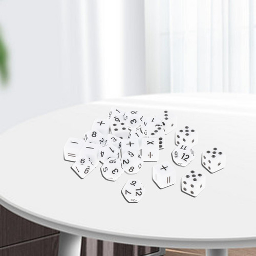 Juego De 24 Dados Didácticos, Añadir, Restar, Multiplicar,