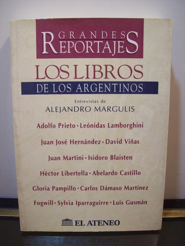 Adp Los Libros De Los Argentinos Alejandro Margulis / 1998