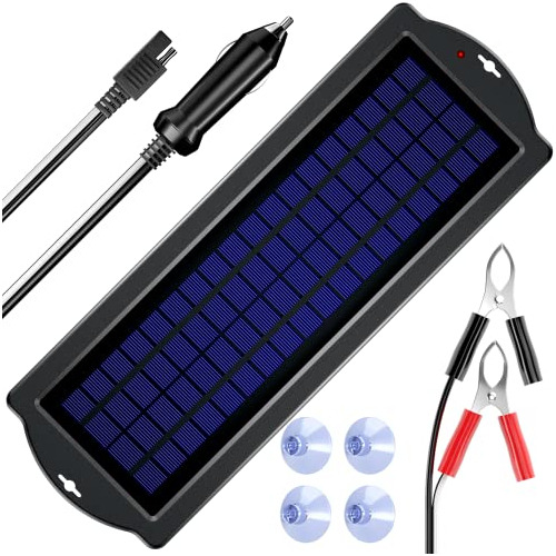 Cargador Solar De 3 5w 12v Batería De Automóvil Portã...