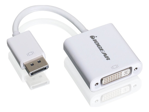 Cable Adaptador Iogear Displayport A Dvi, Blanco, Gdpdviw6