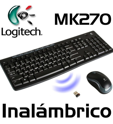 Teclado Y Mouse Inalambrico Logitech Mk270 2.4ghz (gadroves)