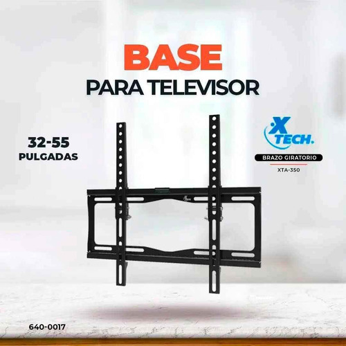 Imagen 7 de 7 de Soporte Pared Tv 32 A 55 Pulgadas - Xtech - Xta-350