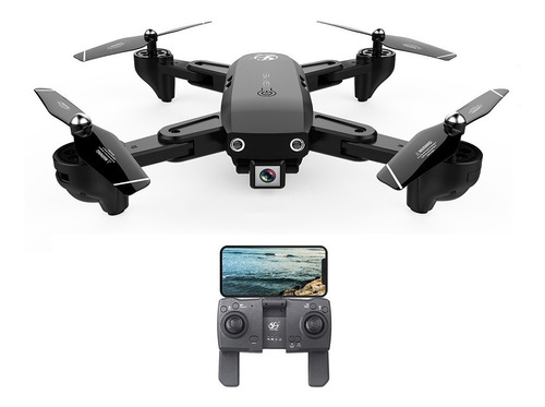 Mini drone Toysky CSJ S166GPS con cámara HD negro 1 batería