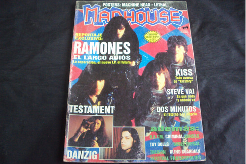 Revista Madhouse # 55 - Tapa Ramones