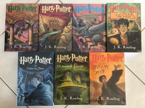 Livro Colecao Harry Potter (7 Livros) Capa Original Com Abas | Mercado Livre