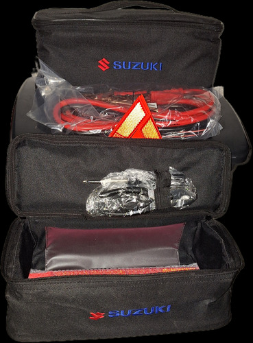 Kit De Cables Pasa Corriente Maletín De Auxilio Vial Suzuki 