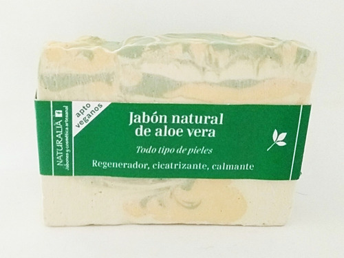 Jabón Natural De Aloe Vera