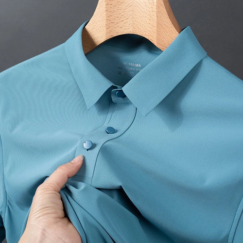 Camisa Polo Antiarrugas Y Sin Hierro Para Hombre