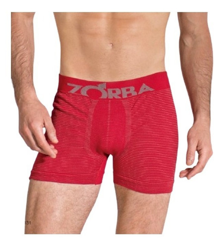 Imagen 4 de 9 de Pack X 6 Boxers Zorba Calzoncillos Lisos Rayados Pp