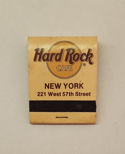 Caixa De Fósforos Coleção Hard Rock Cafe New York (Usado)