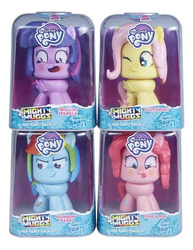 Pack  4 My Little Pony Mighty Muggs