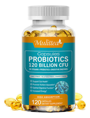 Probioticos En Capsulas Con Prebioticos & Enzimas +potencia!