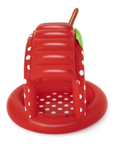 Imagen 2 de 9 de Pileta Inflable Con Techo Bestway 52387 Frutilla 26 Lt