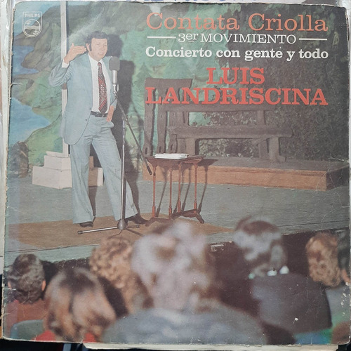 Vinilo Luis Landriscina Contata Criolla 3º Movimiento F5